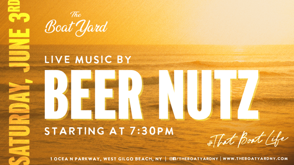 Live Music by Beer Nutz starting at 7:30pm on Saturday, June 3rd